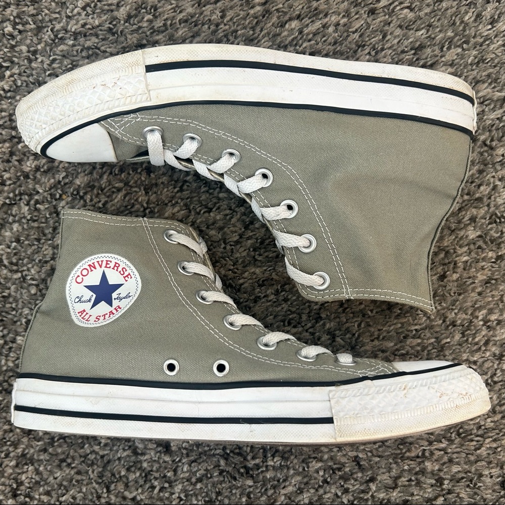 Sage Green All Star Chuck Taylor High Top Converse All Stars